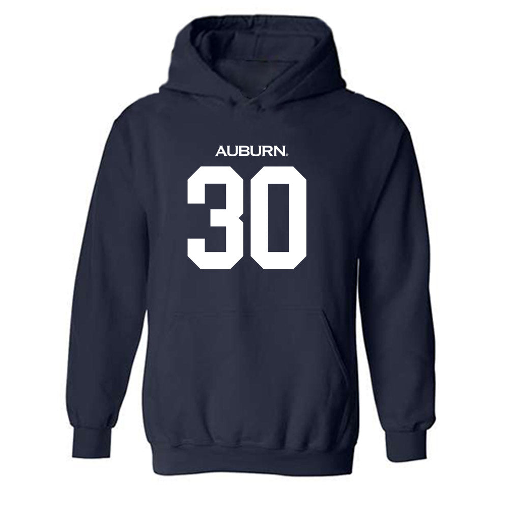 Auburn - NCAA Women's Basketball : Clara Koulibaly - Replica Shersey Hooded Sweatshirt-0
