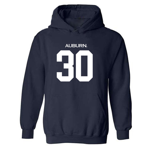 Auburn - NCAA Women's Basketball : Clara Koulibaly - Replica Shersey Hooded Sweatshirt-0
