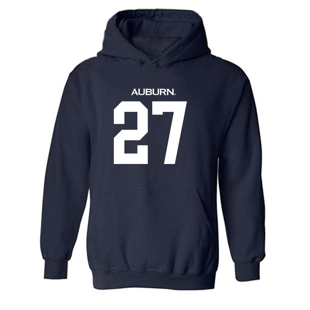 Auburn - NCAA Football : Devin Williams - Replica Shersey Hooded Sweatshirt-0