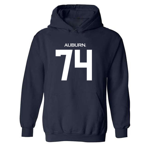 Auburn - NCAA Football : Jacobe Ward - Replica Shersey Hooded Sweatshirt-0