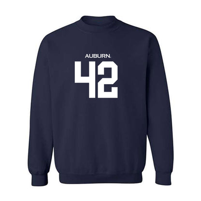 Auburn - NCAA Baseball : Abe Chancellor - Replica Shersey Crewneck Sweatshirt-0