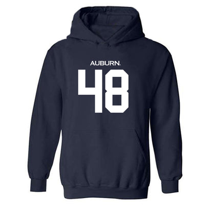 Auburn - NCAA Football : Eli Morton - Replica Shersey Hooded Sweatshirt