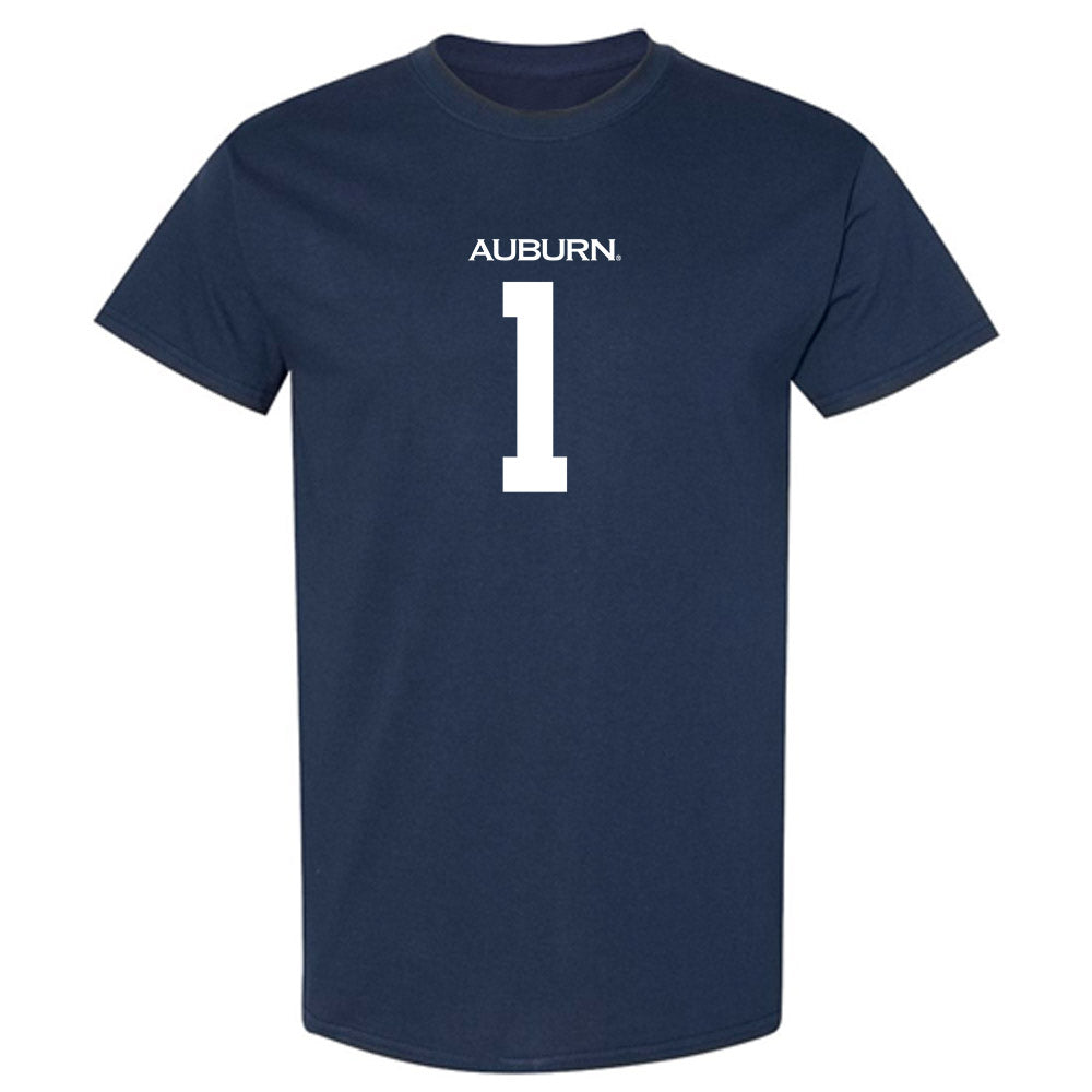 Auburn - NCAA Men's Basketball : Kevin Overton - Replica Shersey T-Shirt-0