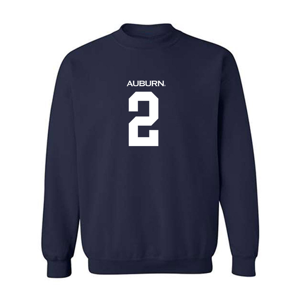 Auburn - NCAA Women's Basketball : Jordan Hunter - Replica Shersey Crewneck Sweatshirt