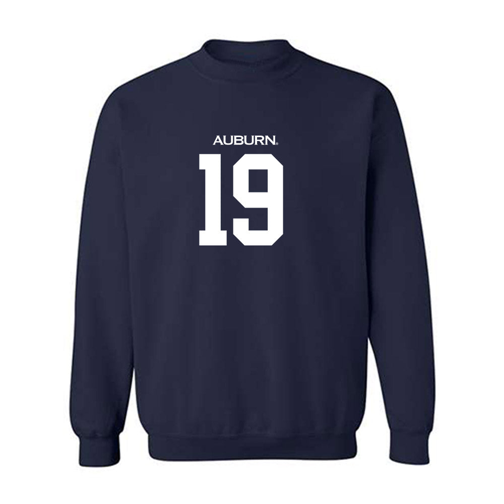 Auburn - NCAA Baseball : Christian Hall - Replica Shersey Crewneck Sweatshirt