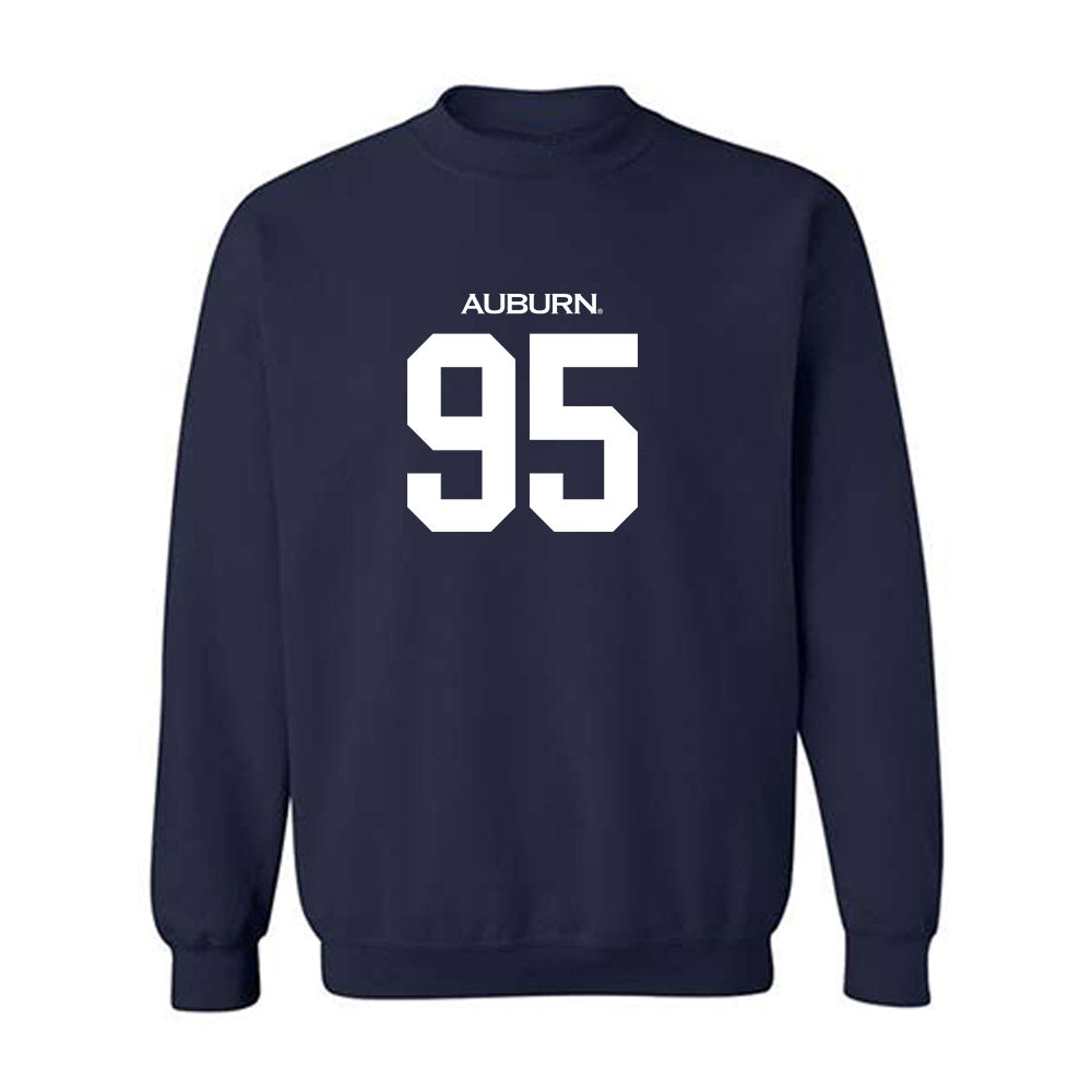 Auburn - NCAA Football : Jourdin Crawford - Replica Shersey Crewneck Sweatshirt-0