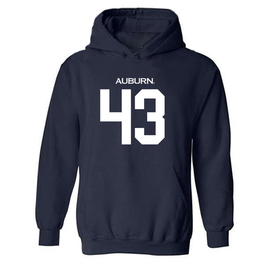 Auburn - NCAA Softball : Delaney Aumua - Replica Shersey Hooded Sweatshirt-0