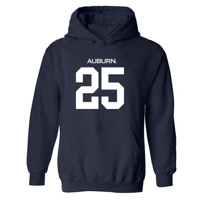 Auburn - NCAA Football : Eric Winters - Replica Shersey Hooded Sweatshirt-0