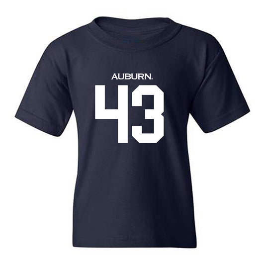 Auburn - NCAA Football : Caleb Wheatland - Replica Shersey Youth T-Shirt-0