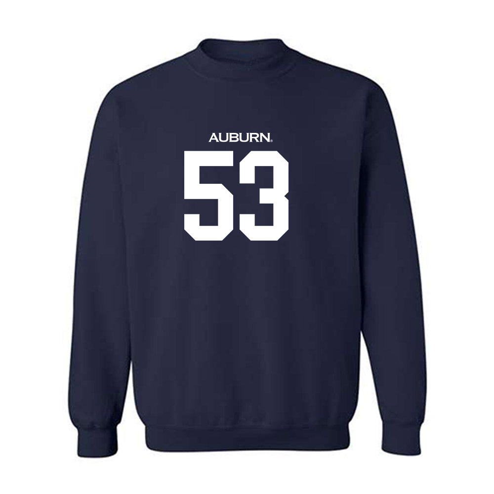 Auburn - NCAA Football : John Henry Flatt - Replica Shersey Crewneck Sweatshirt-0