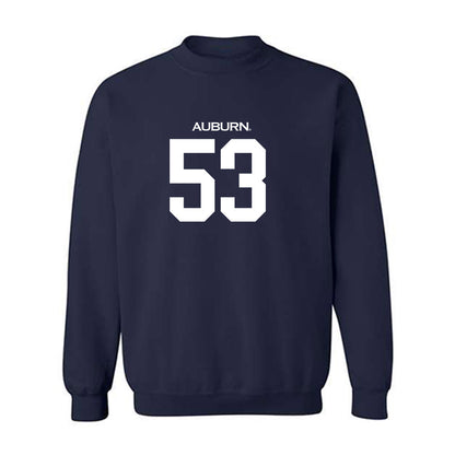 Auburn - NCAA Football : John Henry Flatt - Replica Shersey Crewneck Sweatshirt-0
