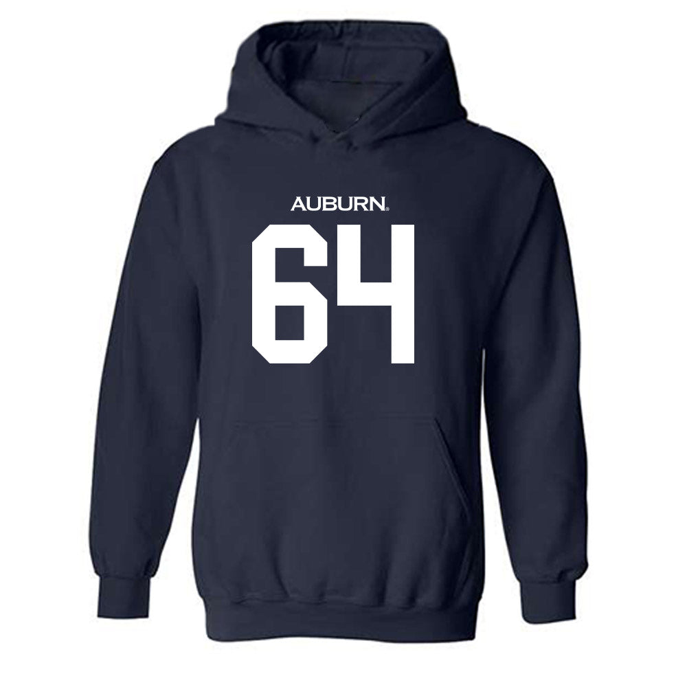 Auburn - NCAA Football : Benton Cantey - Replica Shersey Hooded Sweatshirt-0