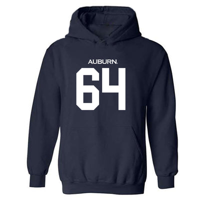 Auburn - NCAA Football : Benton Cantey - Replica Shersey Hooded Sweatshirt-0