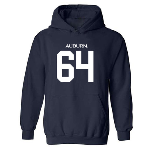 Auburn - NCAA Football : Benton Cantey - Replica Shersey Hooded Sweatshirt-0