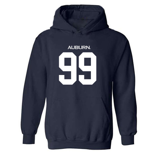 Auburn - NCAA Football : Antonio Coleman - Replica Shersey Hooded Sweatshirt-0