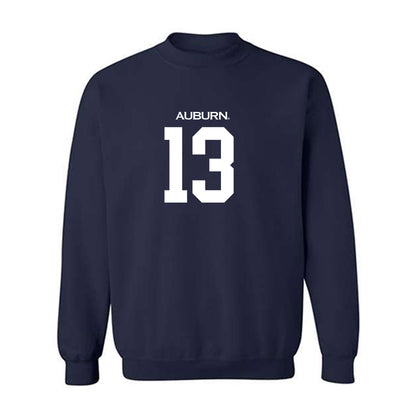 Auburn - NCAA Women's Soccer : Asha Means - Replica Shersey Crewneck Sweatshirt-0