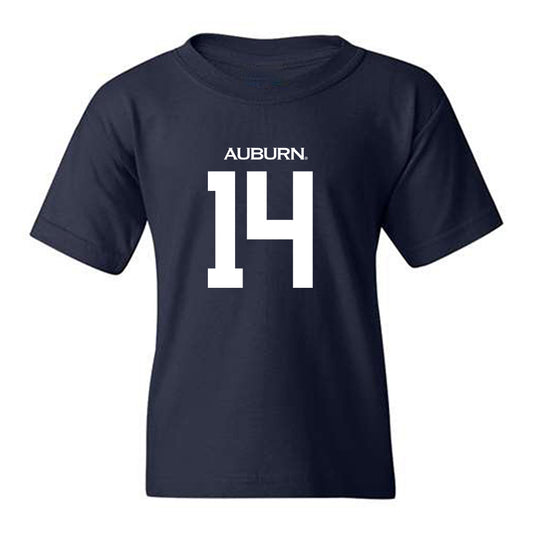 Auburn - NCAA Football : Hudson Kaak - Replica Shersey Youth T-Shirt-0