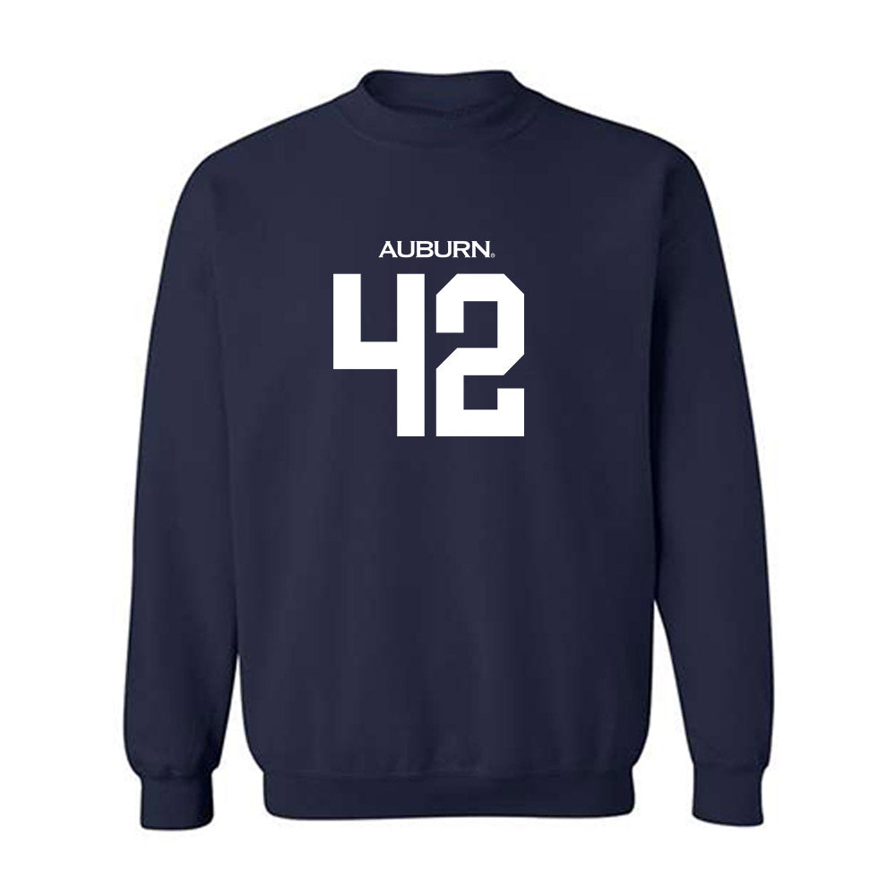 Auburn - NCAA Football : Tate Johnson - Replica Shersey Crewneck Sweatshirt-0