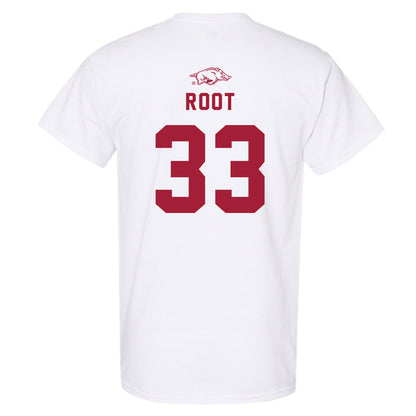 Arkansas - NCAA Baseball : Zach Root - Replica Shersey T-Shirt-1