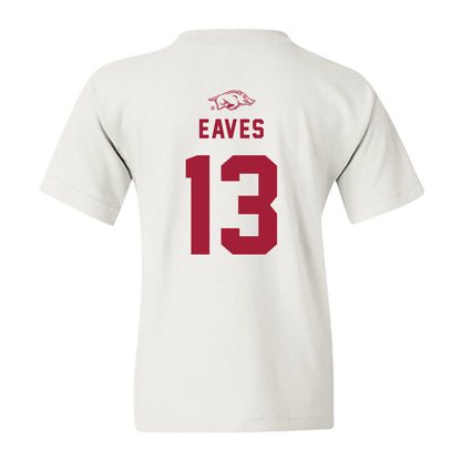 Arkansas - NCAA Baseball : Steele Eaves - Replica Shersey Youth T-Shirt-1