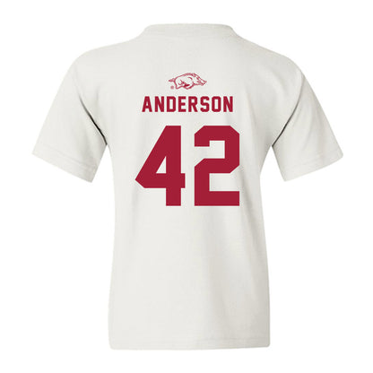 Arkansas - NCAA Baseball : Michael Anderson - Replica Shersey Youth T-Shirt-1