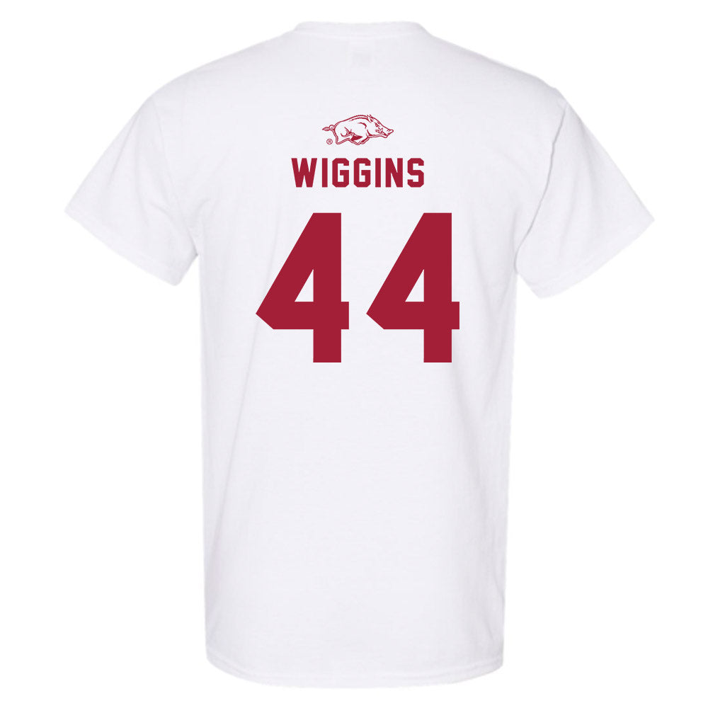 Arkansas - NCAA Baseball : Carson Wiggins - Replica Shersey T-Shirt