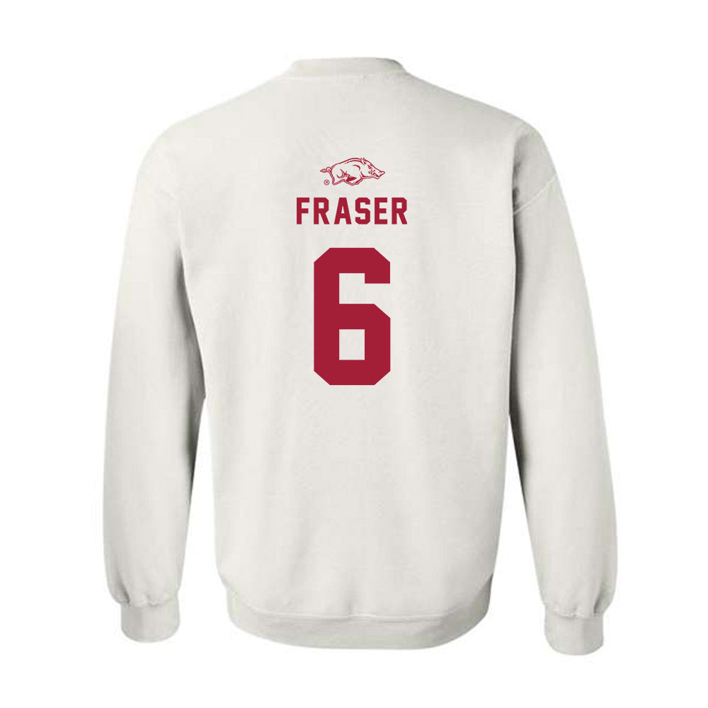 Arkansas - NCAA Baseball : Gabe Fraser - Replica Shersey Crewneck Sweatshirt