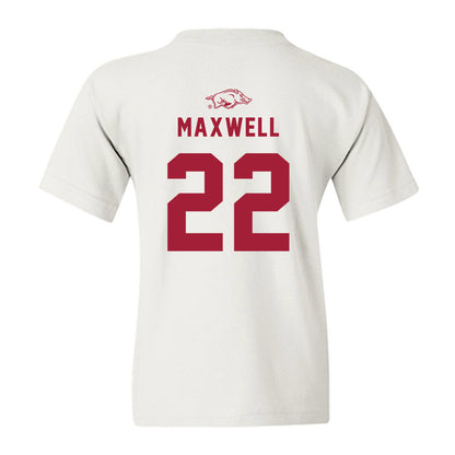 Arkansas - NCAA Baseball : Logan Maxwell - Replica Shersey Youth T-Shirt-1