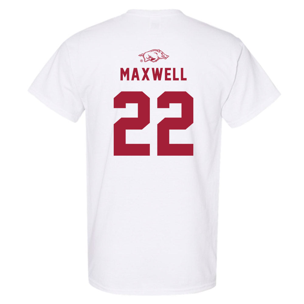 Arkansas - NCAA Baseball : Logan Maxwell - Replica Shersey T-Shirt-1