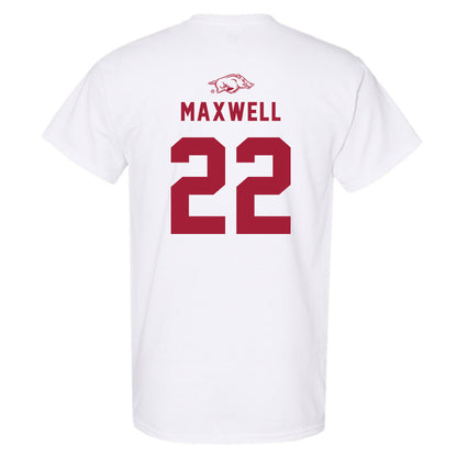 Arkansas - NCAA Baseball : Logan Maxwell - Replica Shersey T-Shirt-1
