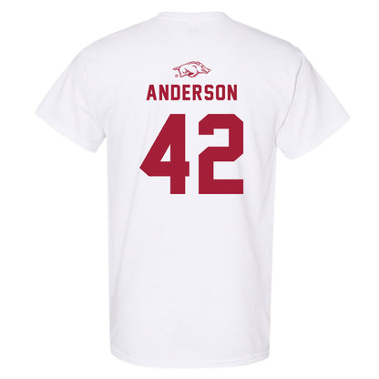 Arkansas - NCAA Baseball : Michael Anderson - Replica Shersey T-Shirt-1