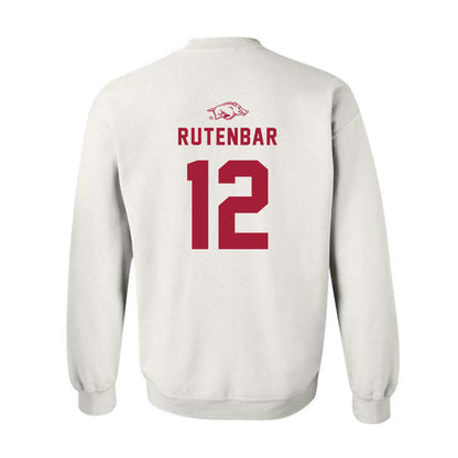Arkansas - NCAA Baseball : Carter Rutenbar - Replica Shersey Crewneck Sweatshirt-1