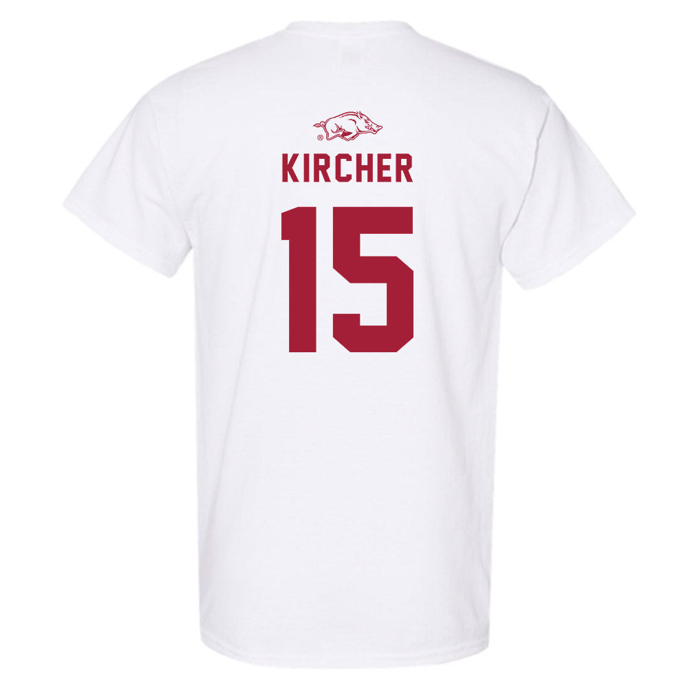 Arkansas - NCAA Baseball : Jackson Kircher - Replica Shersey T-Shirt-1