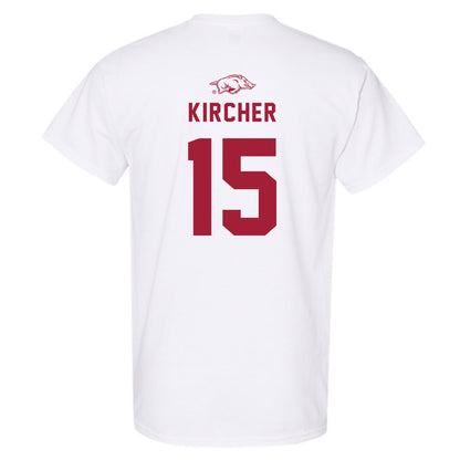 Arkansas - NCAA Baseball : Jackson Kircher - Replica Shersey T-Shirt-1