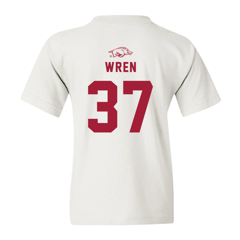 Arkansas - NCAA Baseball : Grant Wren - Replica Shersey Youth T-Shirt-1