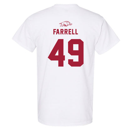 Arkansas - NCAA Baseball : Jackson Farrell - Replica Shersey T-Shirt