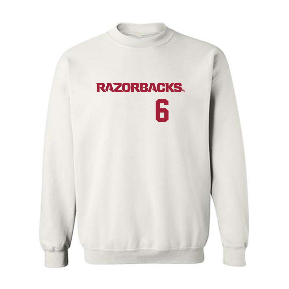 Arkansas - NCAA Baseball : Gabe Fraser - Replica Shersey Crewneck Sweatshirt