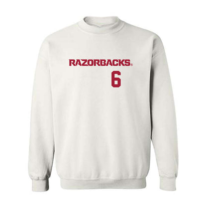 Arkansas - NCAA Baseball : Gabe Fraser - Replica Shersey Crewneck Sweatshirt