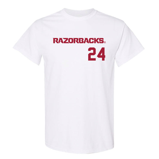 Arkansas - NCAA Baseball : Landon Schaefer - Replica Shersey T-Shirt-0