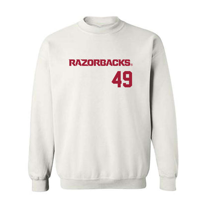 Arkansas - NCAA Baseball : Jackson Farrell - Replica Shersey Crewneck Sweatshirt
