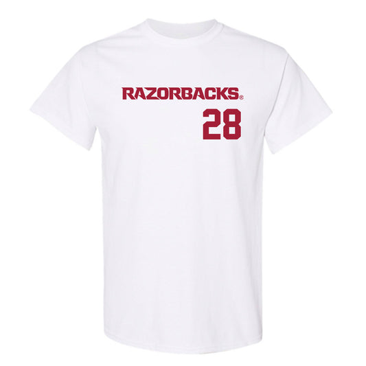 Arkansas - NCAA Baseball : Carson Boles - Replica Shersey T-Shirt