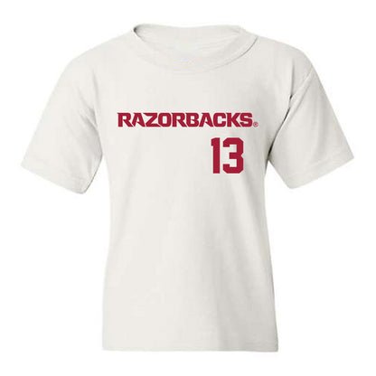 Arkansas - NCAA Baseball : Steele Eaves - Replica Shersey Youth T-Shirt-0