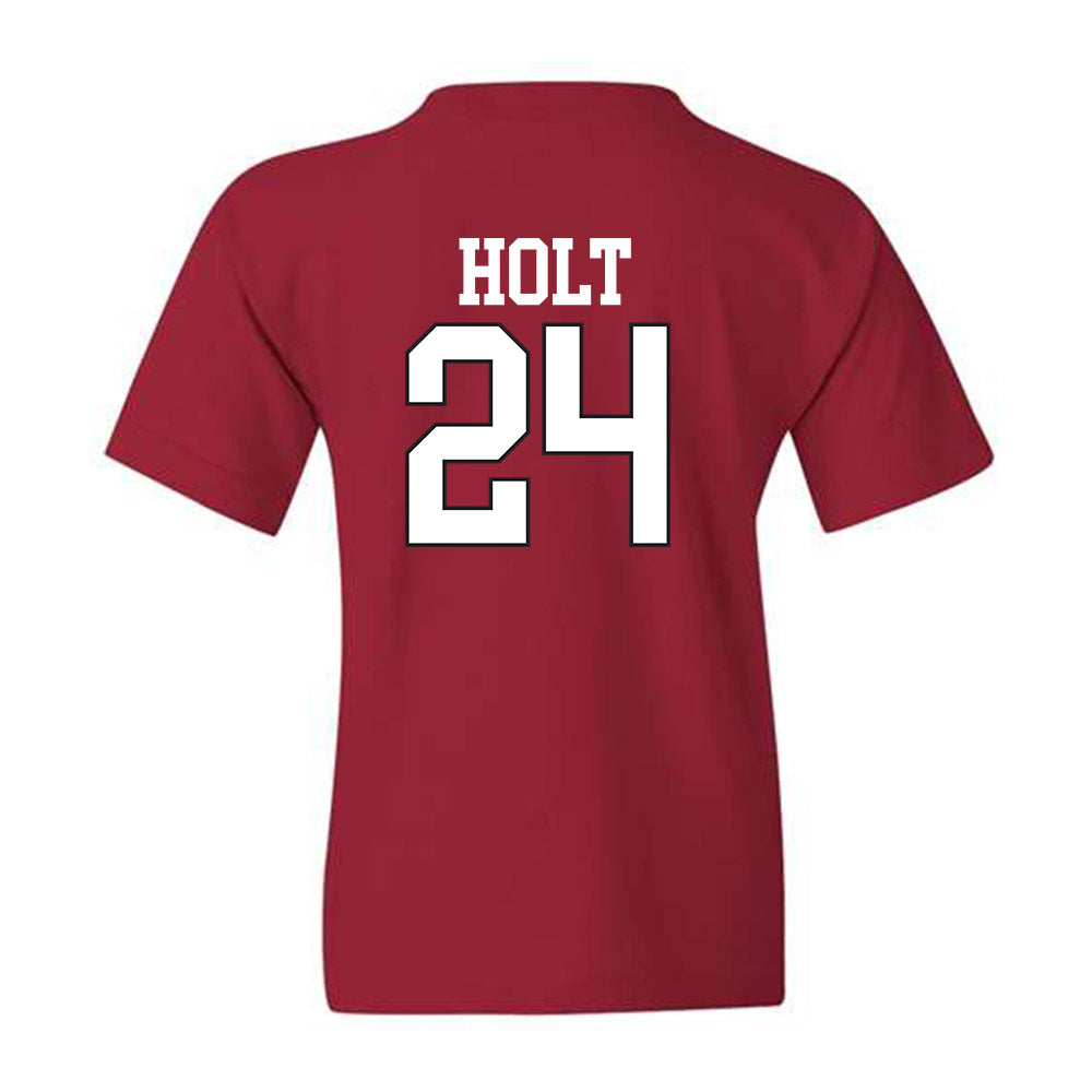 Arkansas - NCAA Baseball : Peyton Holt - Replica Shersey Youth T-Shirt Replica Shersey