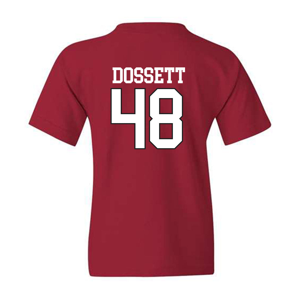 Arkansas - NCAA Baseball : Cooper Dossett - Replica Shersey Youth T-Shirt Replica Shersey