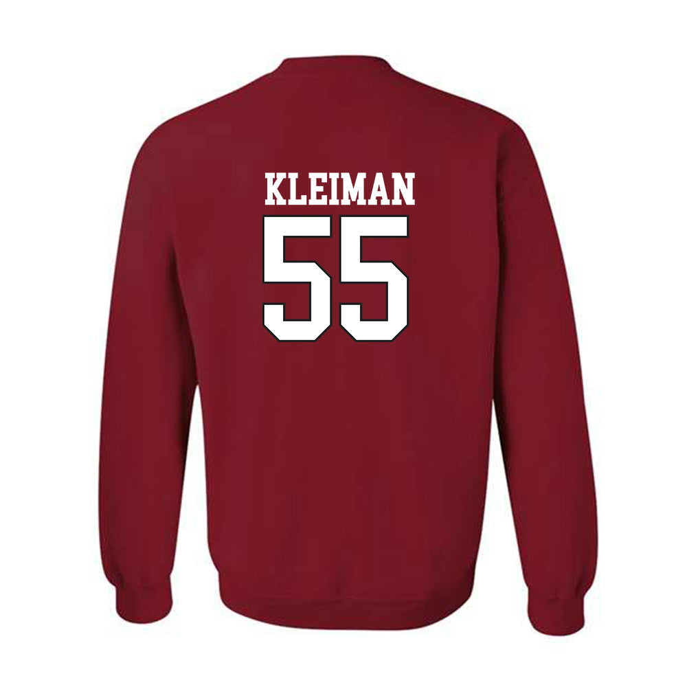 Arkansas - NCAA Baseball : Brendan Kleiman - Replica Shersey Crewneck Sweatshirt Replica Shersey-1