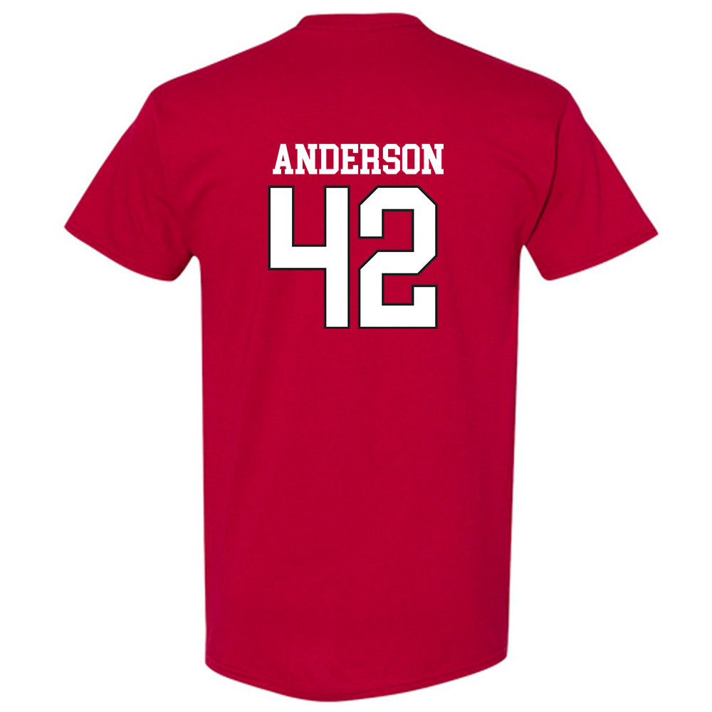 Arkansas - NCAA Baseball : Michael Anderson - Replica Shersey T-Shirt Replica Shersey-1