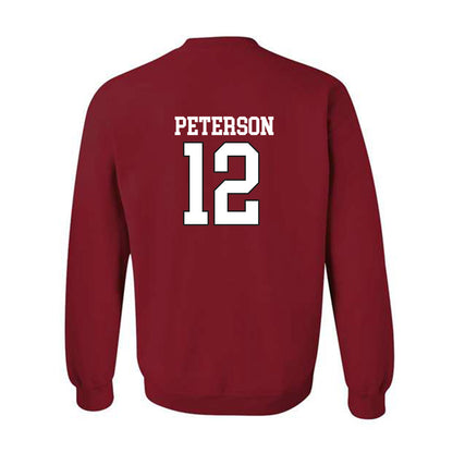 Arkansas - NCAA Baseball : Elliott Peterson - Replica Shersey Crewneck Sweatshirt Replica Shersey-1