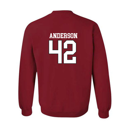 Arkansas - NCAA Baseball : Michael Anderson - Replica Shersey Crewneck Sweatshirt Replica Shersey-1