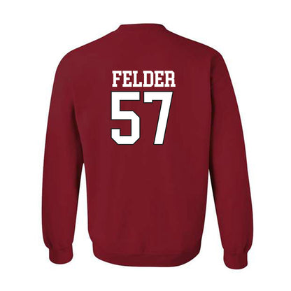 Arkansas - NCAA Baseball : Ross Felder - Replica Shersey Crewneck Sweatshirt Replica Shersey-1