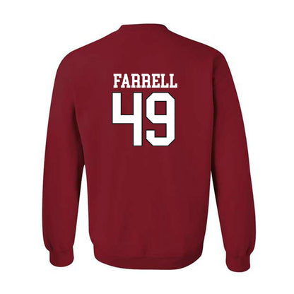 Arkansas - NCAA Baseball : Jackson Farrell - Replica Shersey Crewneck Sweatshirt Replica Shersey